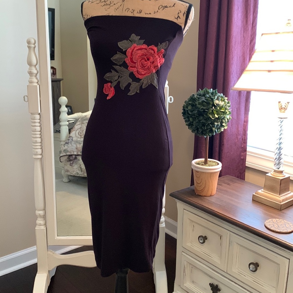 Strapless dress